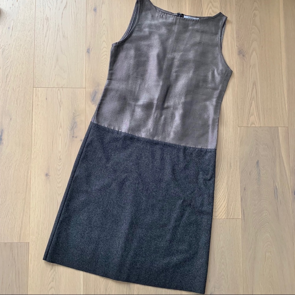 Gorgeous designer silk cashmere dress